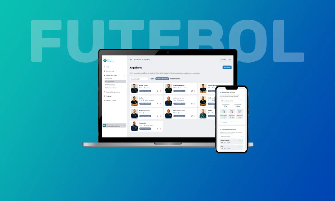 Meu Campinho: A Plataforma Completa para Organizar e Evoluir Seu Time Amador